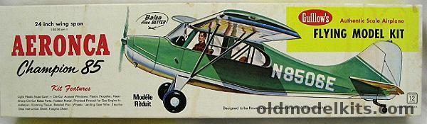 Guillows Aeronca Champion 85 - 24 inch Wingspan RC/CL/Rubber Powered Kit, 301 plastic model kit